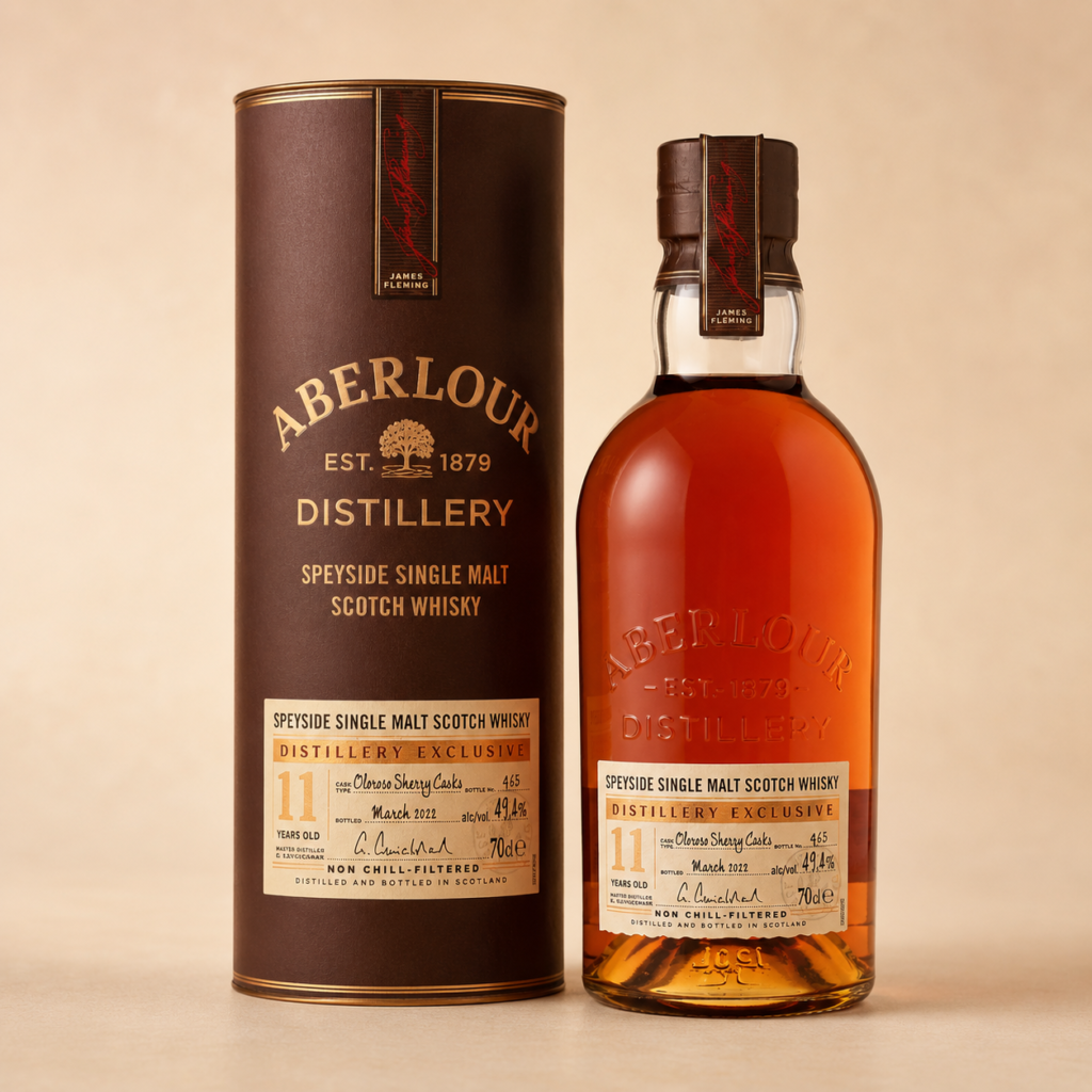 aberlour 11 year old distillery exclusive–oloroso sherry casks ai gen